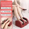 Electric Foot Leg Massager Shiatsu Therapy Calf Relaxation Health Care Infraröd uppvärmning Knåd Roller Deep Relieve Foot Pain 240312