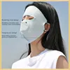Банданы, солнцезащитная маска для лица, легкая и дышащая шелковая маска для глаз, полностью покрытая уголками глаз