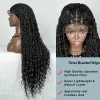 Perucas 32 polegadas de renda sintética trançada perucas cornrow tranças perucas de renda para mulheres negras perucas de trança na venda