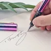 Rainbow Color Fountain Pen for Kids Writing School Office Supplies Kawaii Stationery Gift Tool 038mm 240320