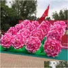 Decorative Flowers Wreaths Umbrella Large Dance Evening Handflower Props Peony Stage Performancegames Opening Ceremony Drop Delive Dhsgn