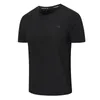 Sportief herenshirt met ronde hals en korte mouwen, sneldrogend, ademend, training, fitness, casual T-shirt met korte mouwen