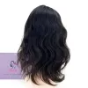 Toppery 100% nieprzetworzone europejskie dziewicze Human Hair Topper dla żydowskich kobiet 6 "x6" jedwabnych bazowych bazy koszernej Sheitele drobne włosy kawałek