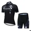 Wielertrui Sets 2023 Kuota Korte Mouw Heren Set Ademend Mtb Maillot Ciclismo Buitensporten Bib Broek Zomer Drop Levering Outdo Otpxd