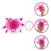 Bandanas Hair Accessories Barrette Hat Clips Wedding Silk Tea Party Headpiece