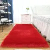 Dywany naśladowanie wełna pluszowa kolor salonu stolik do kawy dywan mata domowa użycie czystej sypialni koc wykuszowy czarny