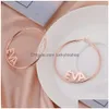 Hoop Huggie Hie Sipuris Personalized Custom Name Big Earrings Stainless Steel For Women Fashion Jewelry Accessories Gifts 230710 Drop Dhtax