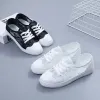 Stövlar sexiga spetsar vita skor kvinnor lägenheter sneakers sommar 2023 nya kvinnliga kausala skor svart duk vulkanisera sneakers för kvinna svart