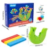 Tri nidification empilage jouets jeux d'éducation de la petite enfance bloc d'équilibre de crocodile et compétences multijoueur interactif pour enfants 24323