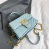 Designer Luxury fashion Shoulder bags New Fashion Versatile Handheld Swallow Bag Chain Bar Womens Bag Single Shoulder Crossbody Small Square Bag