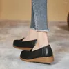 Sıradan Ayakkabı Flats Platform Loafers Kadınlar Yürüyen Spor Spor ayakkabıları moda sandaletleri 2024 yaz nefes alabilen femme zapatos