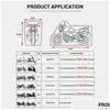 Motorcykeltäcke ER-cykel hela säsongen Vattentät dammtät UV-skyddande utomhusskoter Motorcykel snöskoter Rain M-xxxx Drop Deliver Dh9LB