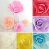 Flores decorativas Artificial PE Espuma Rosa DIY Novia Ramo Scrapbooking Gran Flor Falsa Fiesta de Boda Fondo del Hogar Decoración de la Pared