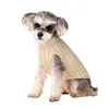 Ropa para perros Suéter para mascotas Color caramelo Ropa interior Ropa interior cálida Grueso Frío Lindo Simple Transpirable y seco
