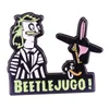 20Colors Halloween Beetlejuice Badge mignon mecs anime films épingles en émail dur collectionne la broche de bande dessin