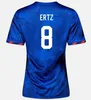 23 24 25 Verenigde Staten PULISIC Voetbalshirts McKENNIE REYNA McKENNIE WEAH SWANSON USAs 2023 2024 2025 MORGAN RAPINOE Heren dames / kindertenue Voetbalshirt