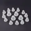 DJBS 1000pcs Disponibla tatuering Silice Ink Cup Permanent Makeup Pigment Clear Holder Ctainer Cap Tattoo Accores Tool F6LH#