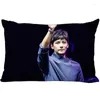 Kuddeanpassad Ji Chang Wook Printed Pillowcase Rectangle Polyester Cotton Cover Size 45x35cm (en sida) Tryck