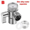 Kitchen Faucets Zinc Alloy Switch Faucet Adapter Sink Splitter Diverter Vae Water Tap Connector Toilet Bidet Shower Kichen Drop Delive Otd7Q