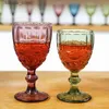 Wine Glasses glass red wine thick colored champagne European vintage L240323