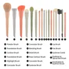 docolor Makeup Brushes 17pcs Makeup Brush Set Synthetic Foundati Brush Powder Ctour Eyeshadow Liner Blending Highlight Tool f3a8#