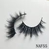 In de VS 200pairs 3D Mink Hair valse Eyeles Natural LG Eye Les Wi Makeup Extensi Tools Mink Eyeles Eye Les V3CH#
