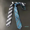 Corbata tejida Jacquard de 7cm para hombre, corbatas Cravatta para hombre, novio, negocios, corbata, camisa, logotipo personalizado