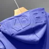 カスタムOEM 3D印刷エンボス加工されたパーカーヘビー級メンズパーカースウェットシャツユニセックス
