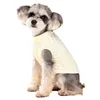 Dog Apparel Pet Sweater Candy Color Inside Clothing Warm Underwear Thick Cold Cute Simple Breathable And Dry