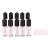 Garrafas de armazenamento 10 unidades / lote 1ml DIY recipiente de tubo labial com tampa vazia garrafa de batom lipgloss amostra cosmética