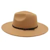 Chapéus de aba larga Bucket Chapéus 9.5cm de largura Aba gota top Fedoras unissex retro mulheres chapéu de feltro britânico clássico jazz mens chapéu inverno e outono vestido chapéu 24323