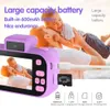 Câmera infantil de alta definição 4000W com lente traseira frontal 20 polegadas tela carregamento USB jogos infantis brinquedos digitais para 240314