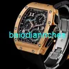 Richardmills Watches Rmseries Swiss Top Wristwatches Men's Watch Series Rm72-01 Rose Gold Automatic Machinery Rm72-01 21 Year Policy Hbgb