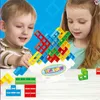 Stapelen sorteren nestspeelgoed tetra toren game bouwstenen balancing puzzle board assemblage voor kinderopleidingspeelgoed 24323