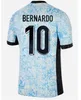 2024 Euro Cup camisas de futebol Portugal RONALDO Bruno FERNANDES João Félix BERNARDO ANDRE SILVA DIOGO NEVES R. LEAO Camisa de futebol português Homens Kits Uniformes