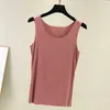 Women's T-Shirt Womens seamless vest top V-neck casual sleeveless vest basic T-shirt top solid color 12 colors 240323