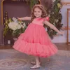 Girl's Dresses Baby Girl Birthday Dress Newborn Baptist Blue Pink White Dress Elegant Christmas Party Tutu Dress for Children 24323