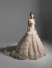 Krikor Jabotian une ligne robes de mariée volants bretelles robes de mariée grande taille robe de mariée robe de