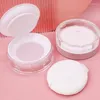 Lagerung Flaschen Reise Kunststoff Lose Glas Mit Sieb Leere Kosmetik Sieb Große Behälter Weiße Kappe Make-Up Puff Tragbare Pack