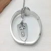Chains Couple For Titanium Steel Lock Bangle Bracelet & Key Pendant Necklace Love S