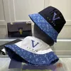 Cowboy Bucket Hat Casual Luxury Unisex Caps Women Mens Designer Hats For Street Casquette Denim Triangular labeling Cap Men Beanie