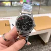 Watches Wristwatch Luxury Fashion Designer Men's rostfritt stål Bältekalender 3-stift Waterproof Omei Brand Watch Montredelu