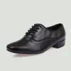 Botas tênis tênis homens sapatos de dança modernos lona de tango de tango sapatos de salão de couro borracha de borracha macia homem sapatos de dança de dança respirável preto