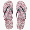 Slippers Zomer Dames Slippers Cleat Voor Meisjes Eva Antislip Rubberen Douchekleding Thuis Platte Mode Bloemenprint Strandsandalen