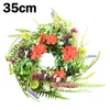 Decoratieve bloemen 1pc Wilde bloemenslinger Lente Voordeur Gesimuleerde gedroogde bloem 35cm Muovi Feestelijke Feestartikelen Decoraties