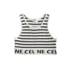 Top T-shirt Crop Fashion Drop spalla posteriore Heart Casual senza maniche Comoda maglietta top Tinta unita Gilet Abbigliamento donna sexy