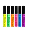 UV -ljus neon färgglad mascara halloween kosmetisk pigment glänsande ögonmakeup lysande mascara snabbt torrt ljus i mörk fluorescens