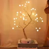 Bordslampor Creative LED Pearl Tree Lamp Desk Decor 36 Lights For Home Bedroom Decoration Night Light Cnim