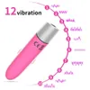 Erwachsene Produkte laden Mini Prong Bullet AV Lippenstift Tanz Ei weibliche Masturbation Massage Vibrator 240315