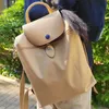 Designer-Tasche Longchamp Hochwertiger Luxus-Designer-Rucksack Longchamp Damen-Reiserucksack Metallbeschläge Vintage Zwei-Wege-Reißverschluss Schulranzen-Rucksack